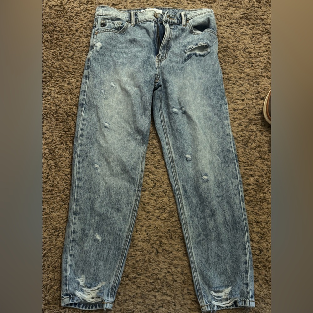 Distressed Blue Jeans for Women